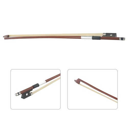 High Quality 1/4 1/8 1/10 Violin Bow with Silver Plated Silk Long lasting Use - Picture 6 of 33