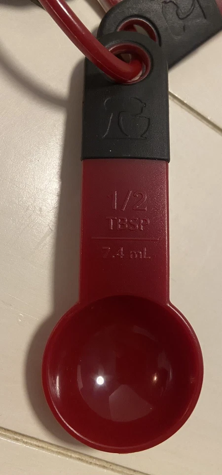 KitchenAid Measuring Spoons Red Burgandy - Image 4 of 4