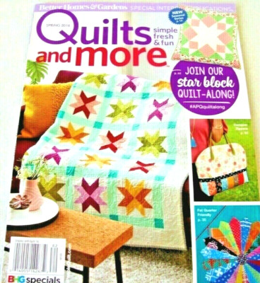 Better Homes & Gardens Quilts and More Magazine - Spring 2018 