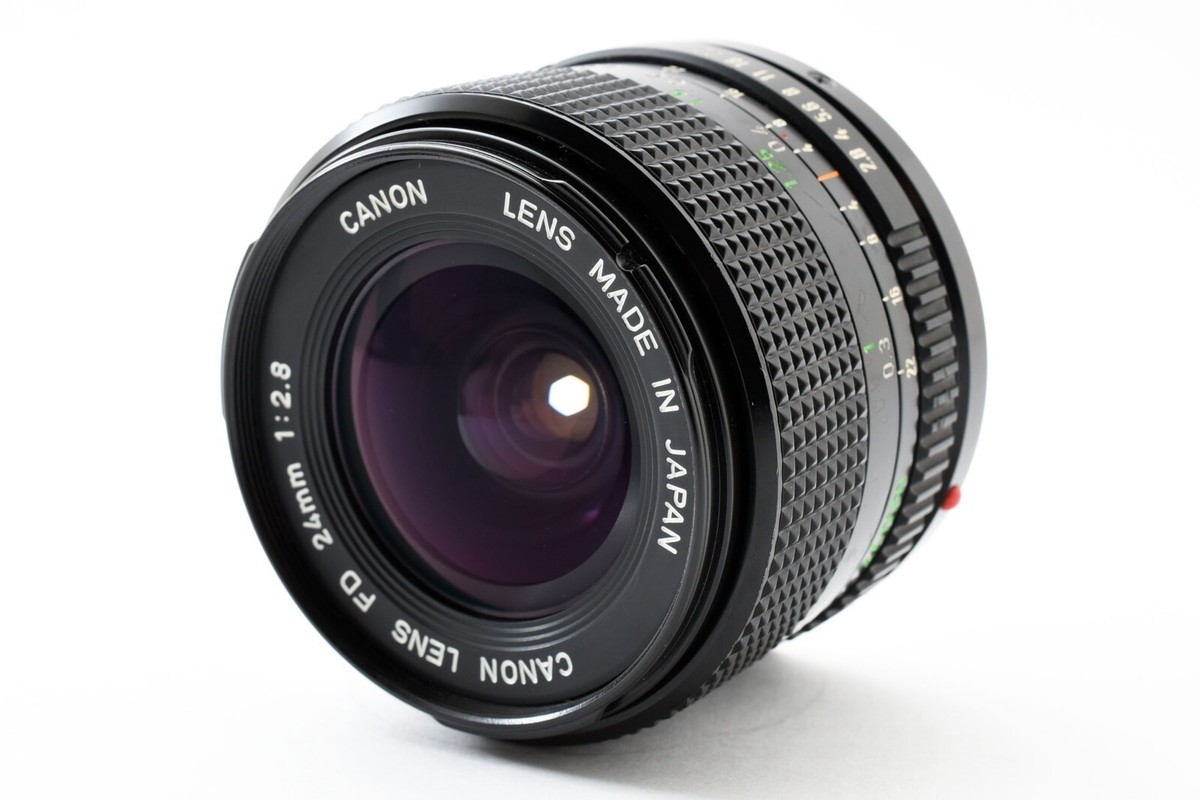 キャノン Canon New FD NFD 24mm F2 MF 5619 Canon New FD NFD 24mm f2.8 Manual Focus MF Wide Angle Lens