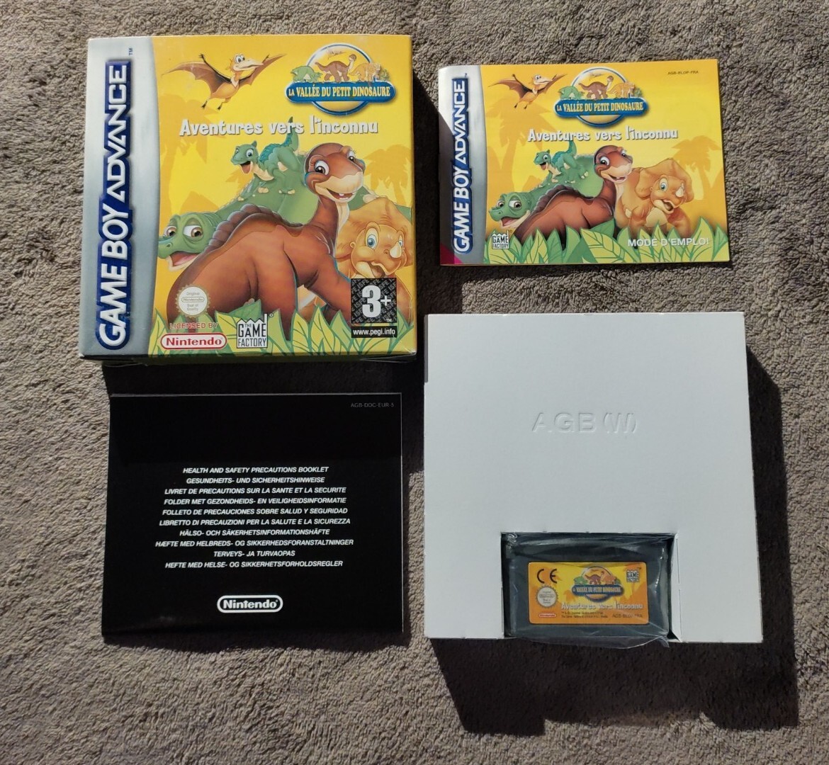 La Vallee Du Petit Dinosaure Aventures Vers L'inconnu Nintendo Game Boy Advance