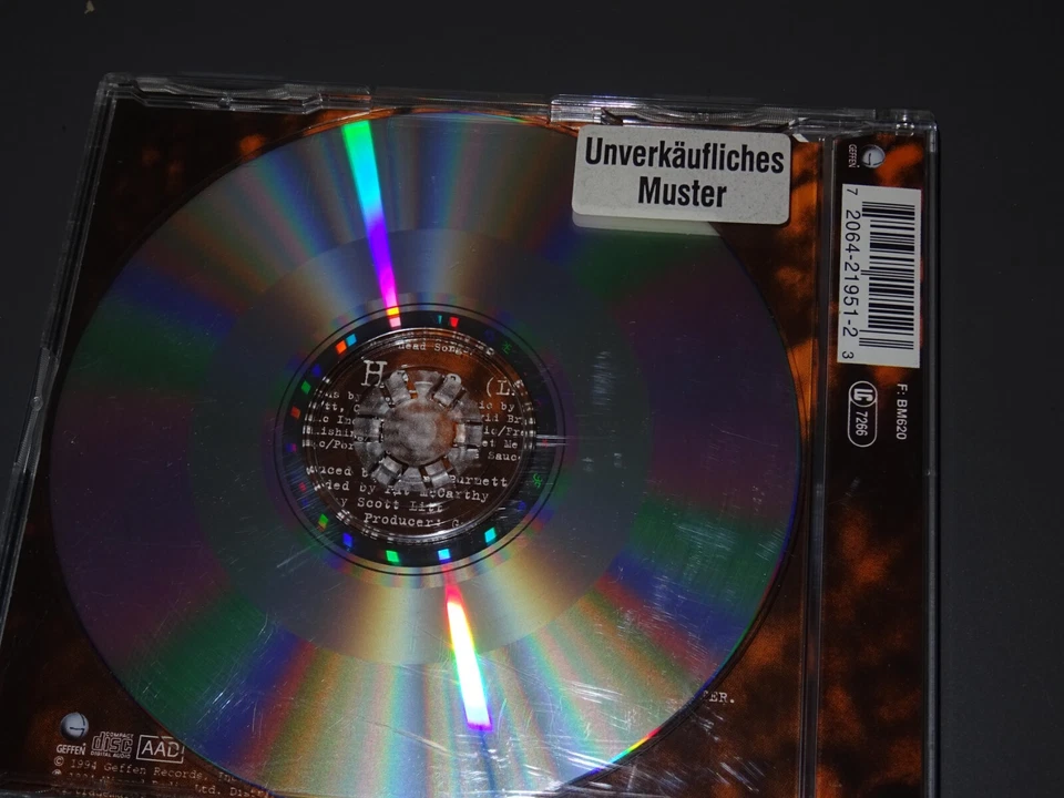 COUNTING CROWS - RAIN KING / 3 TRACK MAXI-CD 1994 & PROMO-SHEET - Bild 3 von 3