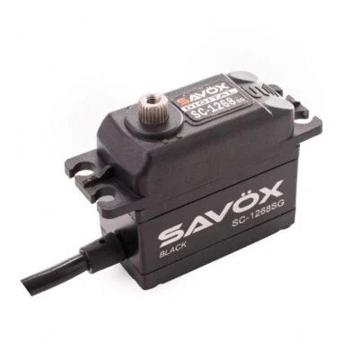 Savox SC-1268SG Black Edition High Torque Steel Gear Servo High Voltage 7.4V - Image 1 of 2