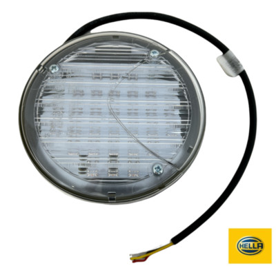 HELLA LED Heckleuchte 12V mit Blinklicht Bremslicht Schlusslicht Ø 123mm