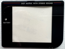 Game Boy Original DMG-01 - Replacement Screen Lens PLASTIC - BLACK 1989