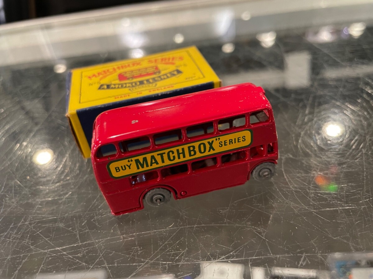 A MOKO LESNEY MATCHBOX SERIES #5 DOUBLE DECKER BUS NM WITH