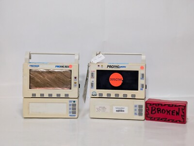 Lot of 2 Protocol ProPaq Patient Monitor Devices,  102 EL  202 EL ** PARTS **