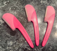 3X - Tweezerman Hot Pink Perfection Prep  Plane Facial Razors - New In Box 