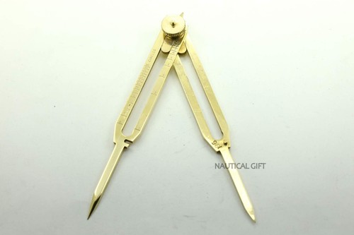 Scale Divider Artist Proportional Drawing Tool Professional 4” Long Solid Brass - Picture 5 of 5