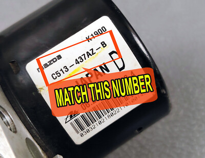 ABS ANTILOCK BRAKE PUMP MAZDA 5 1249252 12 13 14 ASSY ABS for sale