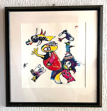 Otmar Alt - handsignierter  Farbsiebdruck - Rahmung