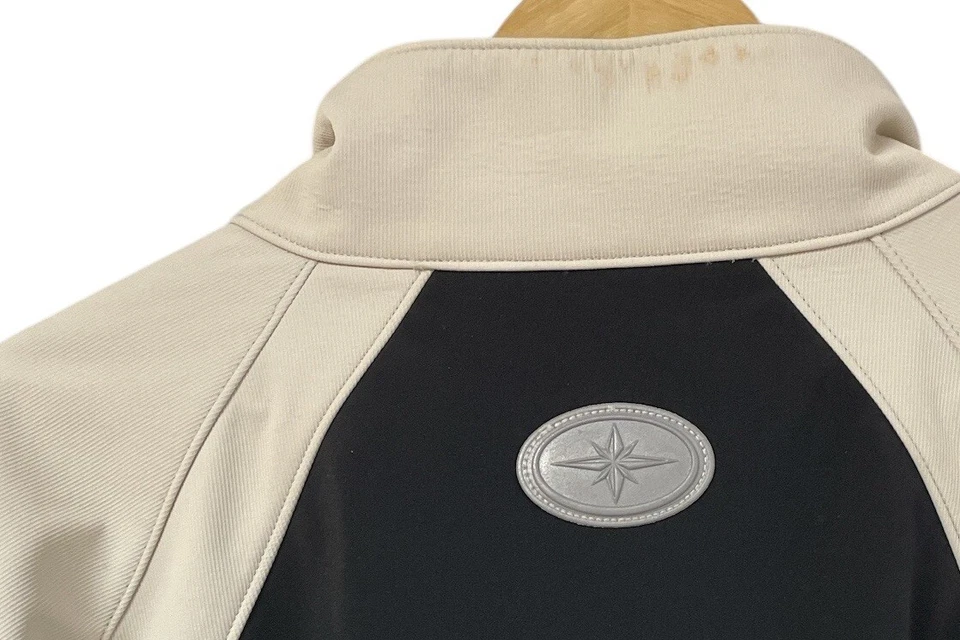 Polaris Octane Pure Polaris Jacket Mens Large Logo Tan Black READ DESCRIPTION - Image 4 of 4