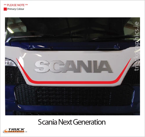 Scania Next Generation Grill Decal,Sticker Graphic S Series (25)