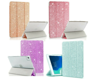 Smart Glitzer Case Hülle für iPad Air 9,7'' 10,2 9./8. Gen 2021 iPad Min 1/2/3