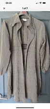 The Masai Lightweight Black Gold Stripe Jacket Size M/l Crinkle Look