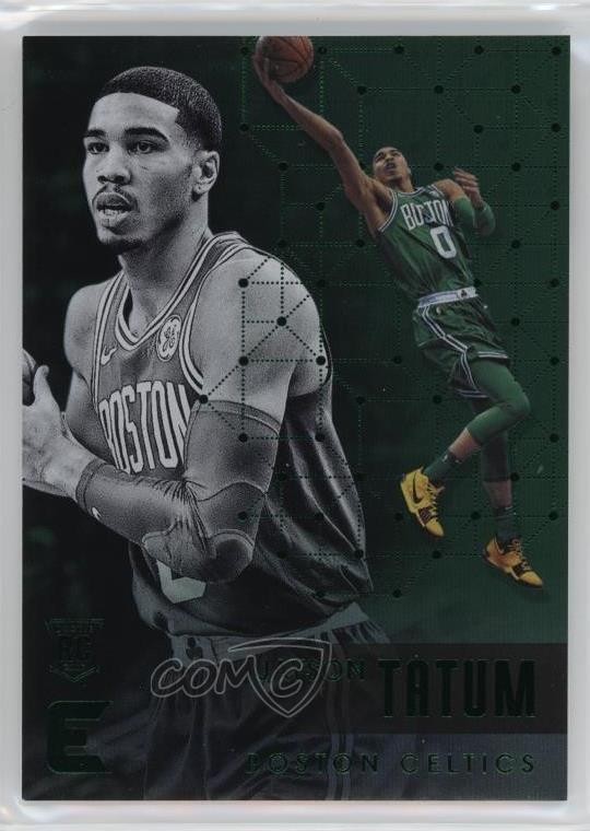2017-18 Panini Essentials Green Jayson Tatum #129 in5