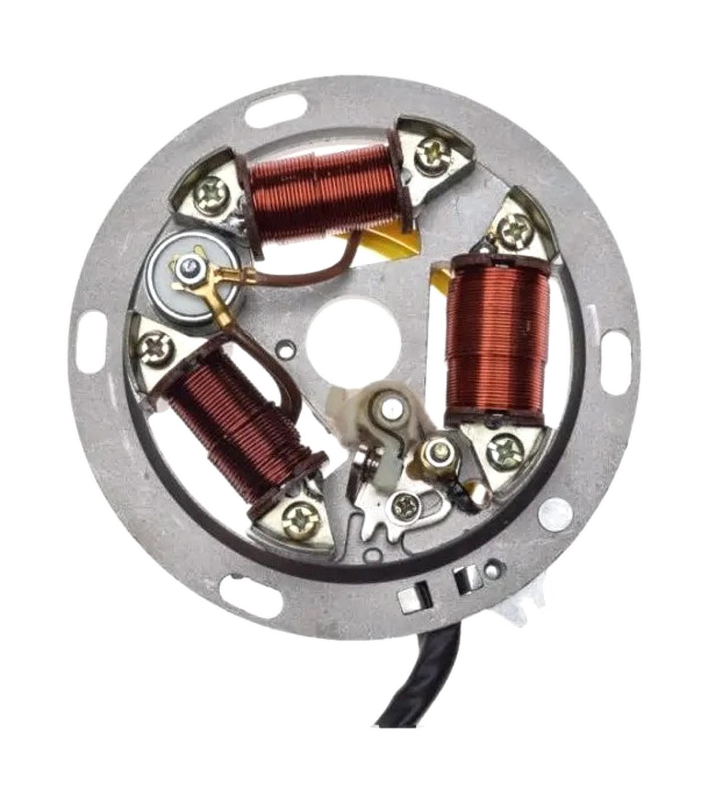 Bougie d'allumage avec stator 12V pour réparer la platine moteur Simson S51