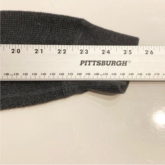 Polo Ralph Lauren grigia Pima cotone waffle maglia felpa con cappuccio ricamo pony nuova senza etichette M