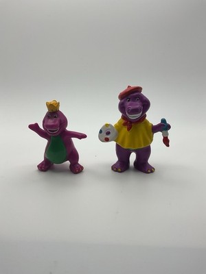 Rare Artist Outfit ,The Lyons Group Barney Pretend Play Figures Set 1993 