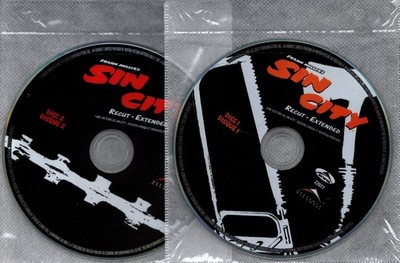 Sin City (2005) DVD *DISC ONLY* = REGION 1 - Bruce Willis - Recut & Extended