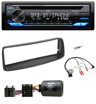 JVC Bluetooth Lenkrad USB DAB CD Autoradio für Peugeot 206 CC 2003-2008 - Bild 1 von 4