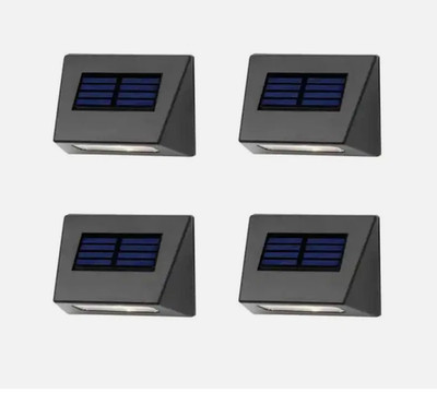 Hampton Bay Solar Bronze Integrated LED Downcast Deck Light - Pack of 4