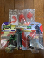 2025 Godziburst 3 1/2" Gatling Gigan  Burning Godzilla  Imagination Red Set