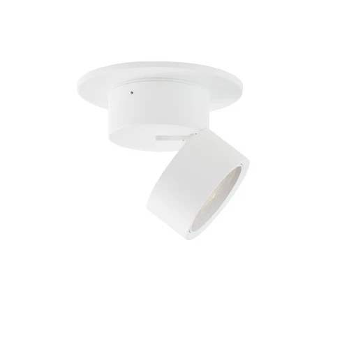Maxim Lighting Swinger 1 Light Mini Adjustable LED Flush Mount, White - 86240WT - Picture 1 of 1