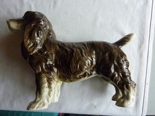 Hund , Vintage Cocker Spaniel Cortendorf Porzellan 25 cm , B 5083 gemarkt