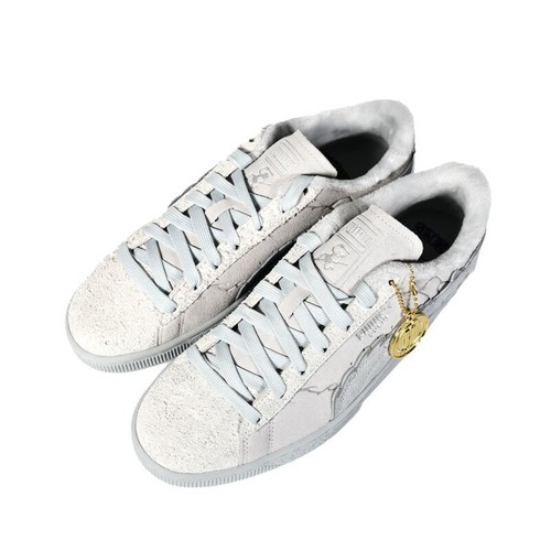 Sneaker PUMA x ONE PIECE GEAR 5 LUFFY in camoscio bianco grigio taglia US 9,5 - Foto 13 di 24