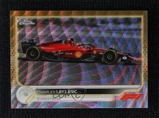 2022 Topps Chrome Formula 1 F1 Cars Gold Wave Refractor /50 Charles Leclerc #117