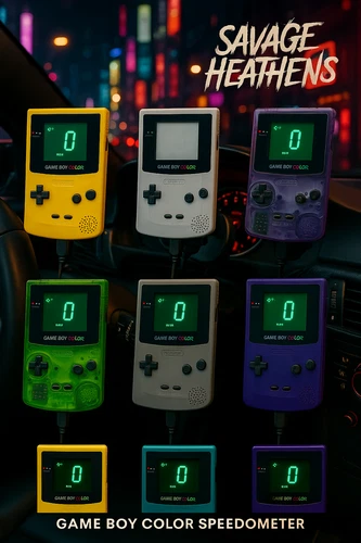 Custom Game Boy Speedometer – GPS-Tracked, USB-Powered | JDM TUNER MUST HAVE |