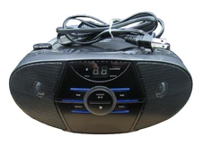 Jensen CD-560 Portable Stereo CD Player with AM/FM Stereo Radio Bluetooth WORKS