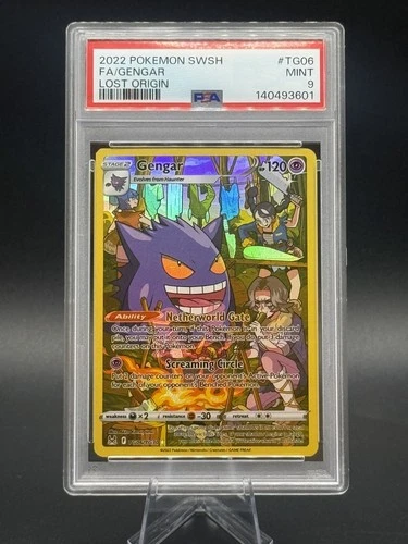9915 Gengar 2022 Pokemon Sword & Shield Lost Origin #TG06 Trainer Gallery PSA 9