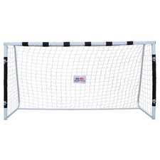 Large Backyard Soccer Goal Set Durable Weatherproof Frame Heavy Duty Mesh Net