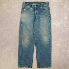 Levi's Vintage 550 Relaxed Fit Fader Jeans W33 L30 Men's Blue Denim