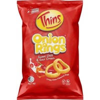 Thins Onion Rings Hot & Spicy
