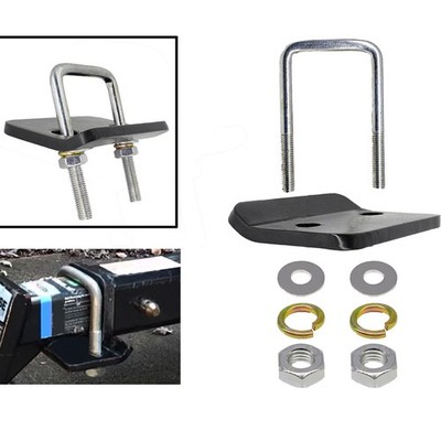 U Bolt Anti Rattle Stabilizer Down Tow Bar Clamp Trailer RV Hitch Tightener Lock
