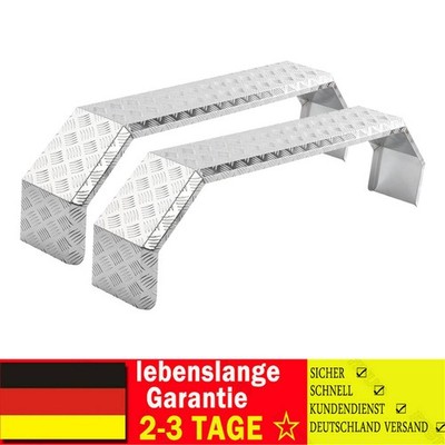 2 tlg. Tandem Kotflügel 1500 x 240mm Spannweite: ca.1500 mm für PKW Aluminium