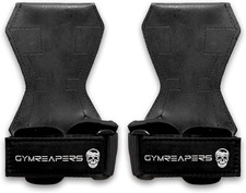 Gymreapers Weight Lifting Grips Pair for Heavy Powerlifting, Deadlifts, Rows,