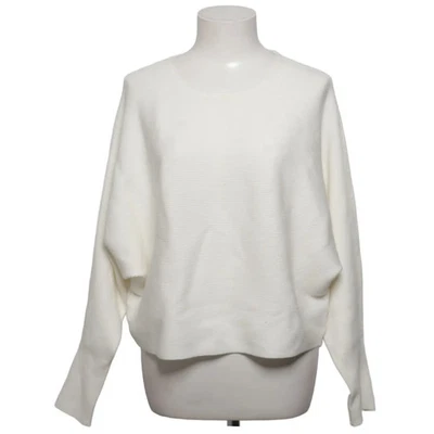 VILA, pull en tricot, taille : XL, blanc, polyamide/polyester/viscose, rayure... - Photo 1/4