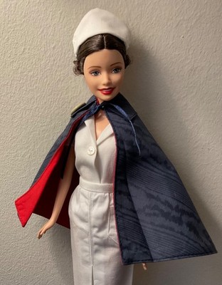 NURSE BARBIE Classic white Mix & Match vintage  Blue Cape Nurse Honor Guard