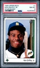 Ken Griffey Jr 1989 Upper Deck #1 Star Rookie RC - PSA 8