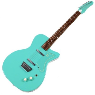 Danelectro 56 Single Cutaway Aqua E-Gitarre - Outlet Old Spec Head