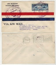 1926 AIRMAIL FIRST FLIGHT CAM 13N2 DC TO PHILADELPHIA BY RUTSTEIN & WORDEN