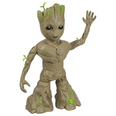 Marvel Studios I Am Groot Groove 'N Grow Groot, 13.5-Inch Interactive Action Fig