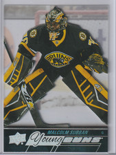 Malcolm Subban 2015-16 Upper Deck Young Guns Acetate