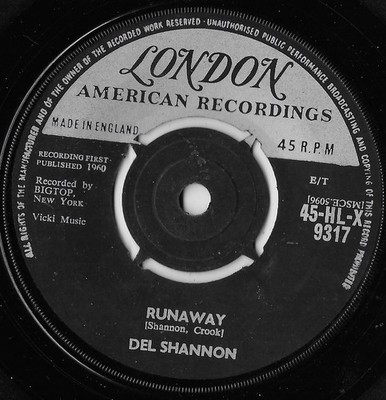 Runaway / Jody / Del Shannon VG