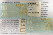 Old Time Workshop 4705 GWR Wagon Lettering White And Yellow Ochre OO Gauge