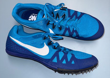 NikeMen  s Sz 13 Zoom Rival M 13 Track Sprint Spikes Shoes 806555-414 Blue